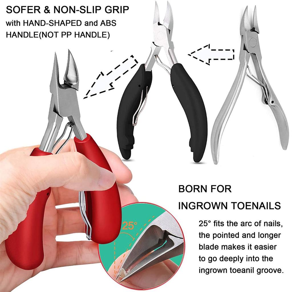 Машинки для стрижки ногтей Ramidos, прецизионная обрезка розового золота для толстых ногтей или вросших ногтей на ногах