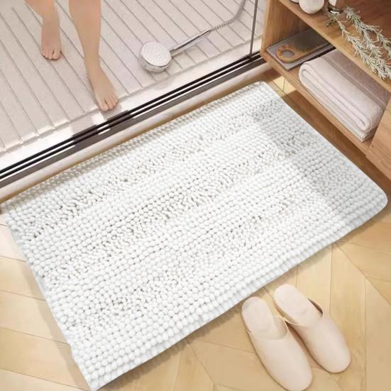 Шениловый коврик для ванной Мягкий короткий плюш Водопоглощающий коврик для ванной Быстросохнущий