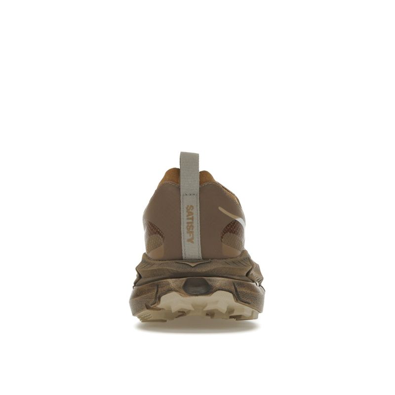Satisfy X HOKA Mafate Speed 4 Lite Rubber Unisex Sneakers Brown 1157050-RBBR