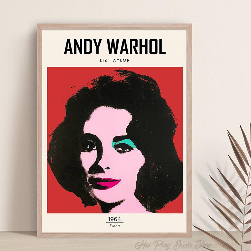 Marilyn Monroe Printable Wall Art Canvas Painting Exhibition Poster Pop Art Wall Decoration Pictures for Living Room Home Decor