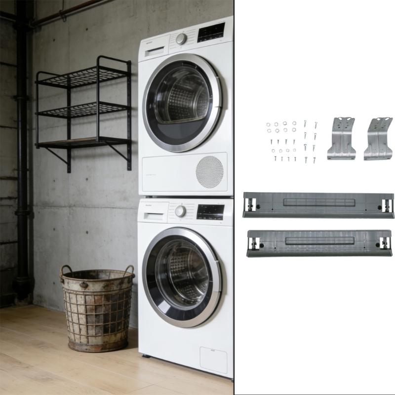 Space Optimizing Piling Set Direct current Most 27 Foot Wide Front Load Washer Dryer Twosomes for Easy Installation