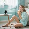 Портативный перезаряжаемый зажимной вентилятор 720° вращающийся подвесной вентилятор с ночным светом Охладитель воздуха для кемпинга на открытом воздухе Ventilador