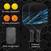 Набор ракеток для пиклбола PATIKIL, одобренная USAPA, ракетка для пиклбола с покрытием из стекловолокна и мягкой рукояткой, 2 ракетки, 4 мяча для пиклбола, 1 сумка для переноски для мужчин