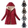 Womens Long-Sleeve Zipper Front Hoode Warm Casual Raglan Bomber Jacket With Pockets Coat Outwear