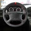Для VW Golf 4 MK4 1998 1999 2000 2001 2002 2003 2004 Для Passat B5 1998-2005 Прошитый вручную автомобильный чехол на руль с кожаной отделкой