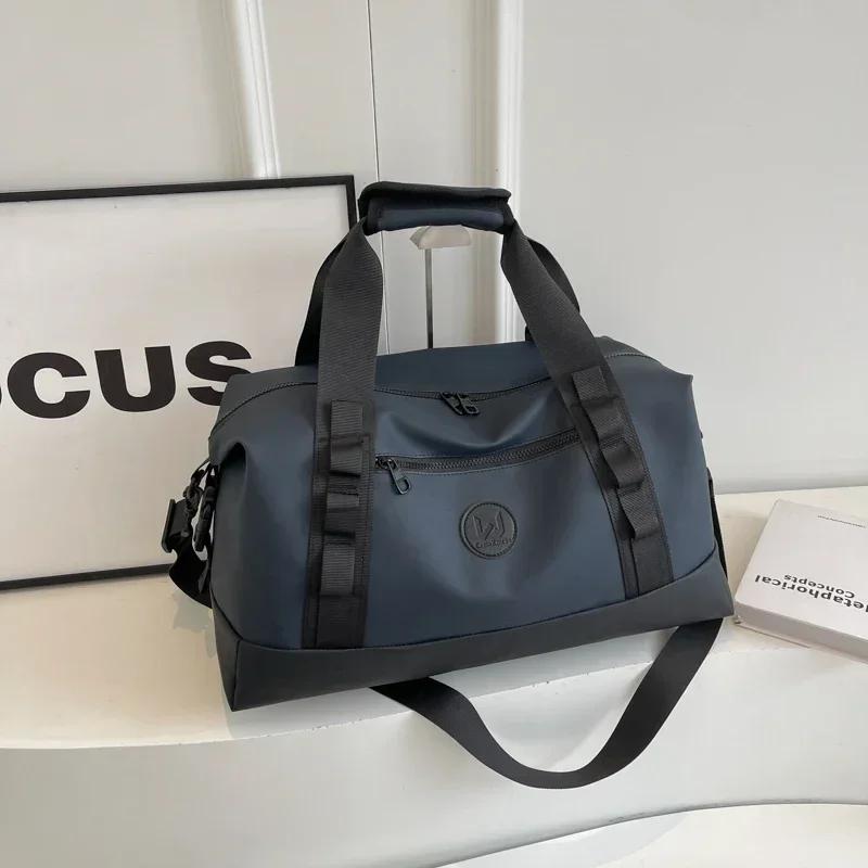 Женские дорожные сумки большой вместимости, мягкая, высококачественная, повседневная, однотонная, на молнии, Оксфорд