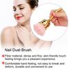 Rose Shape Design Nail Art Brush Long Handle Nail Powder Brush Manicure Brush  For Acrylic Nails