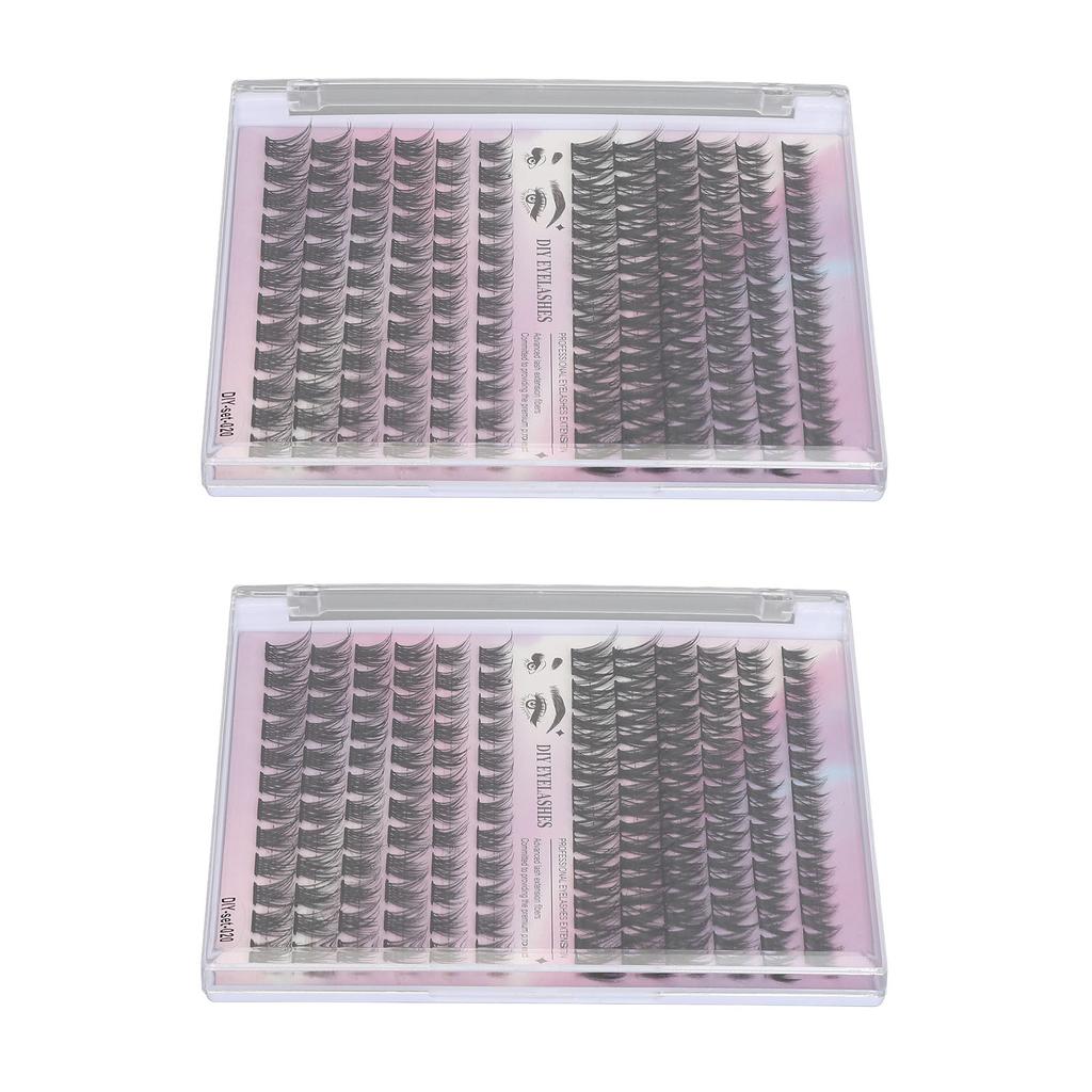 Набор для наращивания ресниц 126 шт. пучков, индивидуальный D-образный изгиб, набор для наращивания накладных ресниц с 3 мл U