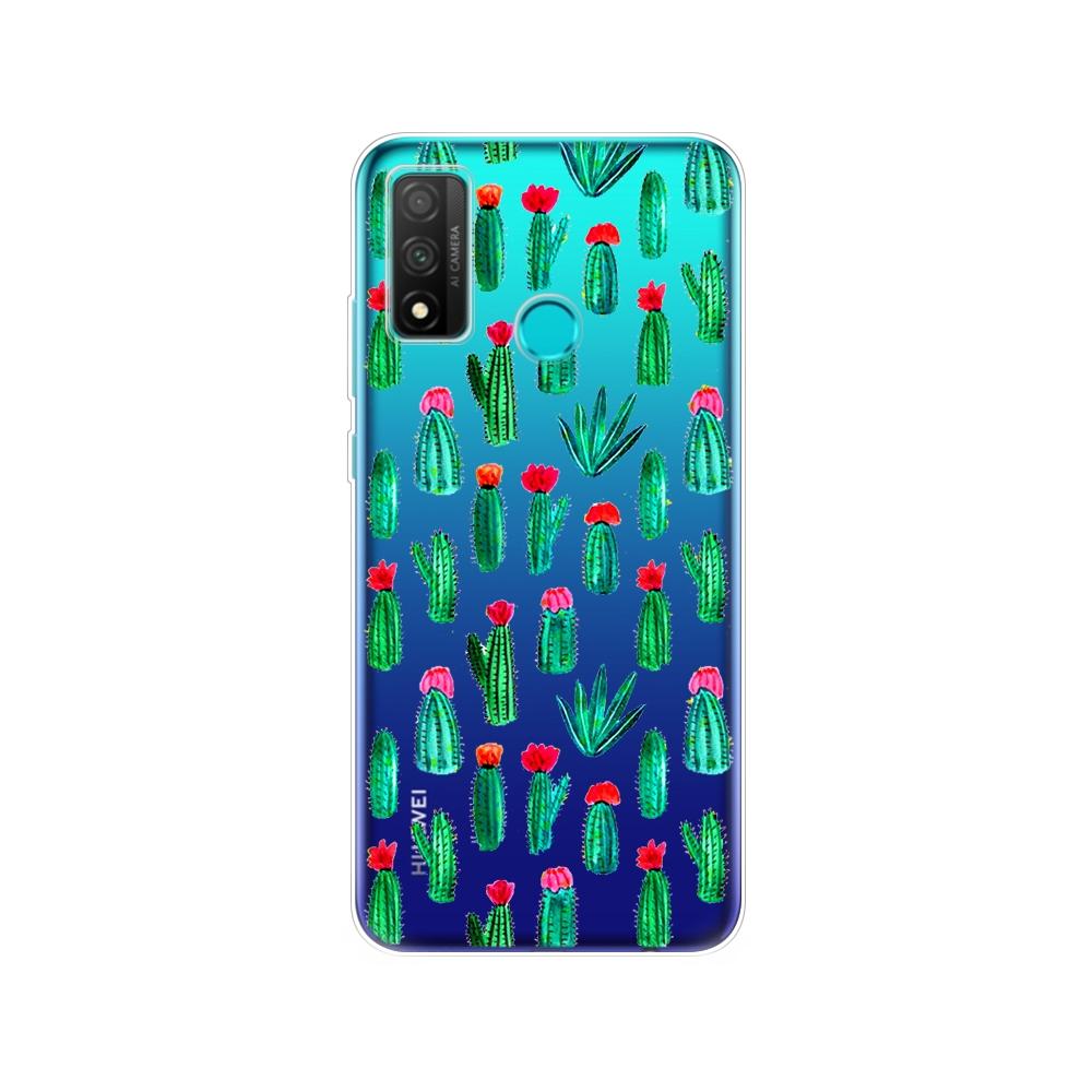 Чехол для Huawei P smart 2020, мягкий силиконовый чехол из ТПУ на заднюю панель телефона PSmart 2020 POT-LX1A, 6,21 дюйма, защитный чехол-бампер, чехол