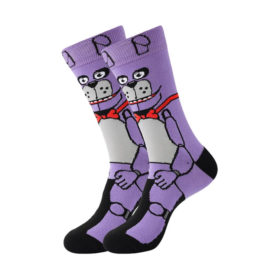3 пары мультяшных аниме геймерских носков мужские женские носки средней длины новинка забавные дизайнерские носки