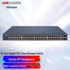 Hikvision 52-Port Gigabit Managed PoE Switch CN plug (adapter included)
