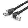 Сетевой кабель Cat5e с угловыми разъемами RJ45 Гибкий сетевой кабель Ethernet Cat5e для тесных пространств Электроника