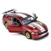 Масштаб 1/42 2018 Ford Mustang GT Super Racing в сборе, игрушечный автомобиль из сплава, литая под давлением металлическая коллекция, подарочные игрушки с коробкой