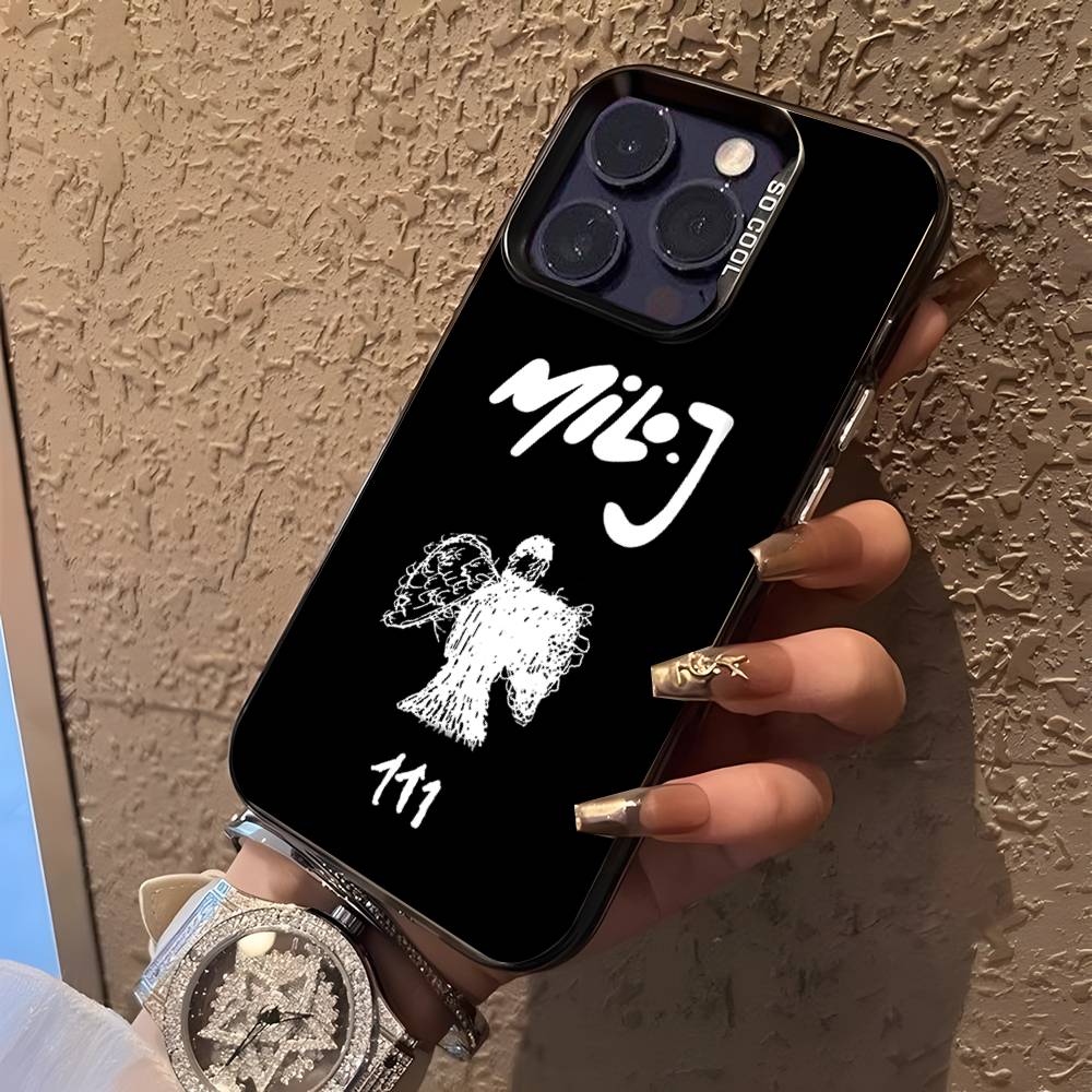 Singer Milo j For Black Candy Matte Cover iPhone 17,16,15,14,13,12,11,Mini,Pro,E,SE4,XS,MAX