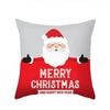 1 шт. рождественская декоративная наволочка мультяшный узор Санта Клауса и снеговика диванная подушка для люкса домашнее украшение подарок