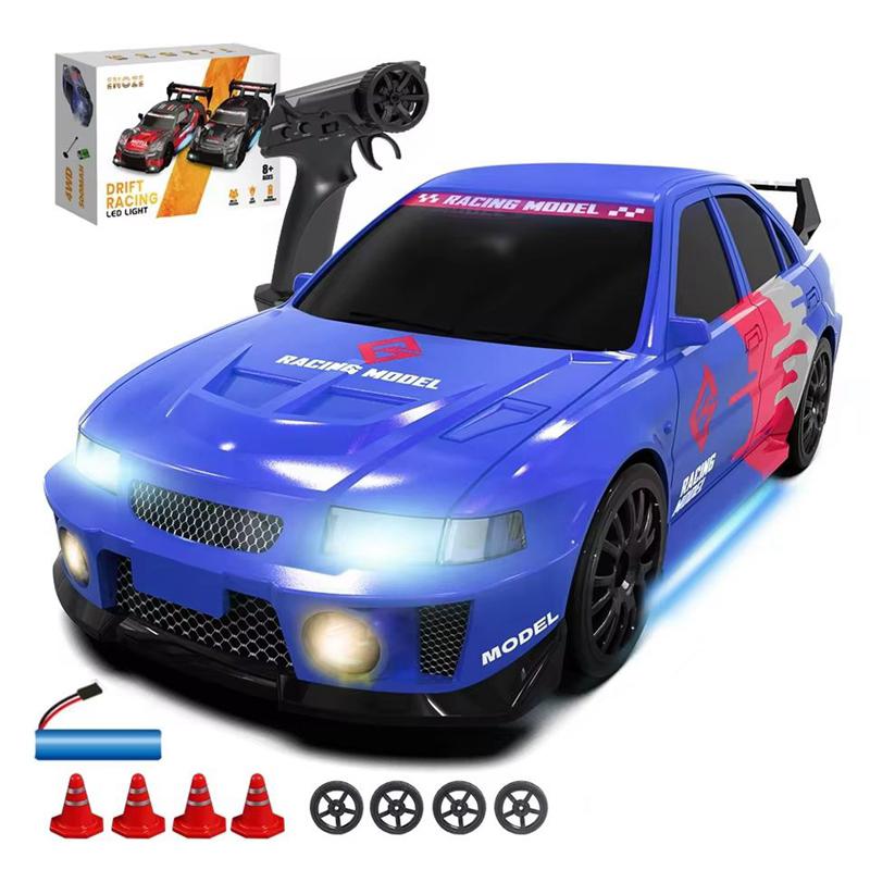 Радиоуправляемая дрифт-машина 2.4G, масштаб 1/24, 4WD, с дистанционным управлением, высокоскоростная, полноприводная, мини-модель гоночного автомобиля, игрушка-подарок для мальчика
