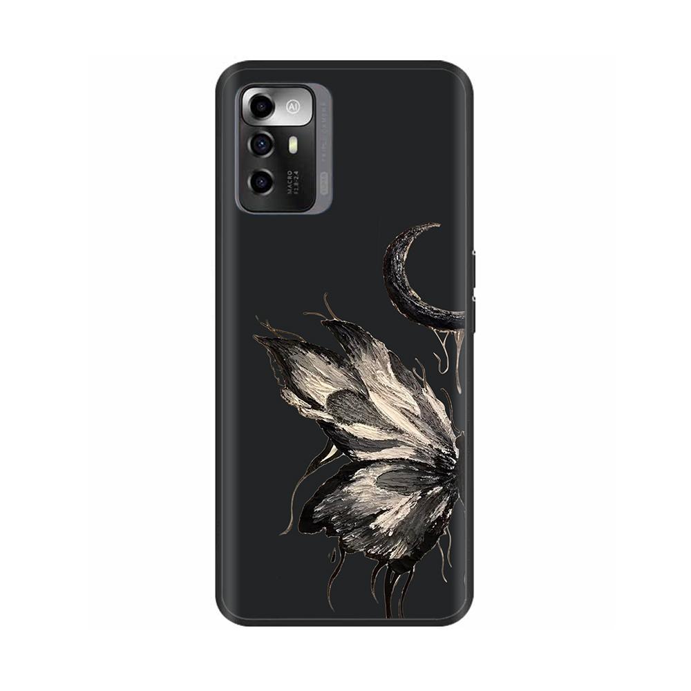 Case For ZTE Blade A72 Heart Butterfly Full Protection Soft Liquid Silicon Cover For ZTE Blade A72 5G Cases For ZTE Blade A72 4G