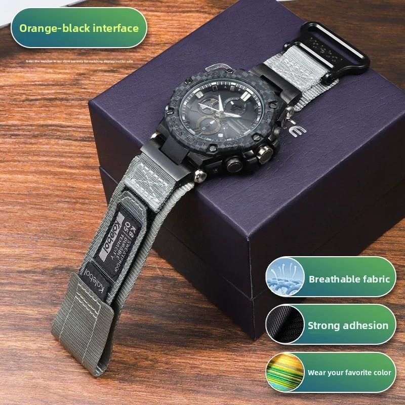 Для часов Casio GSHOCK Heart of Steel Ремешок GST-S130/S110/S120/W130L/B100/W300/400 Модифицированный нейлоновый ремешок для часов Аксессуары
