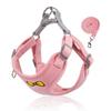 Mongmyodang Soft Dog Harness + Leash Set, Pink, 2 Sets