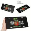 Rat Fink Design Aluminum License Plate Sign - Vintage, Waterproof & Easy to Install - for Home, Garage, Cafe, Restaurant, Bar W