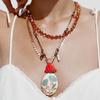 Бусы Плетеный Цветочный Кулон Ожерелье Эмаль Цветок Многослойный Чокер Богемные Наборные Ожерелья