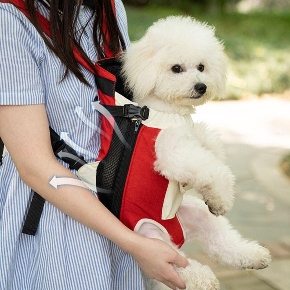 Breathable Cat Carrier Bags Adjustable Pet Double Shoulder Bag Cat Dog Carrier Backpack  Outdoor