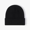 Unisex Winter Warm Ribbed Knitted Hat Acrylic Beanie with Custom Logo Digital Printing Solid Color and Cuffed Design