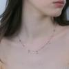 Pearlymore Pearl Point Ball Chain Choker necklace_PM25N002SS