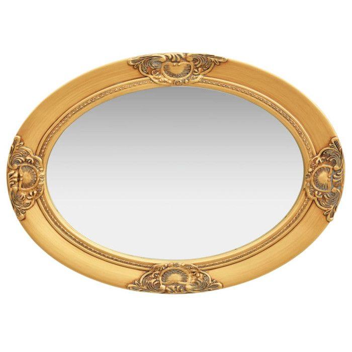 VidaXL Wall Mirror Baroque Style 50x70 Cm Gold 320353