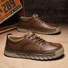 Классическая кожаная повседневная обувь Мужские оксфорды Мягкая подошва Шнуровка Мужская формальная обувь Новая деловая обувь Кроссовки