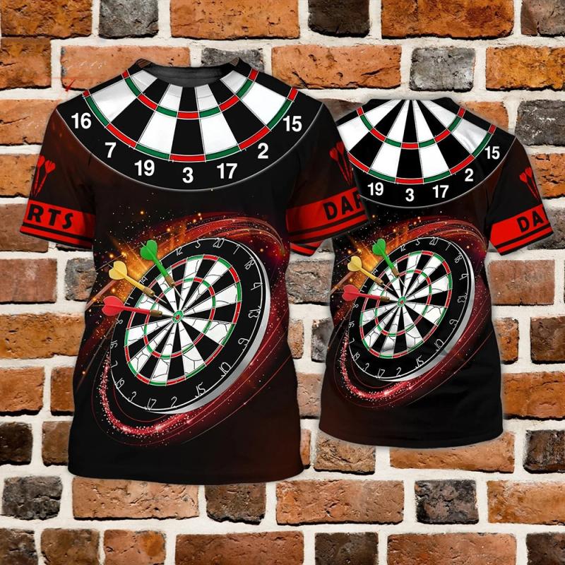 Мужская футболка с круглым вырезом и принтом в виде мишени, летние топы с круглым вырезом и короткими рукавами, футболки, повседневная футболка для мужчин, уличная классная одежда