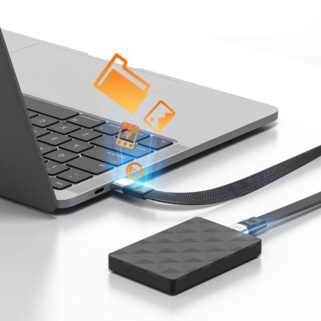 240 Вт USB C - USB C кабель для зарядки плоский нейлоновый шнур синхронизации данных зарядный шнур эффективный тип C шнур быстрый для телефона 15 Pad
