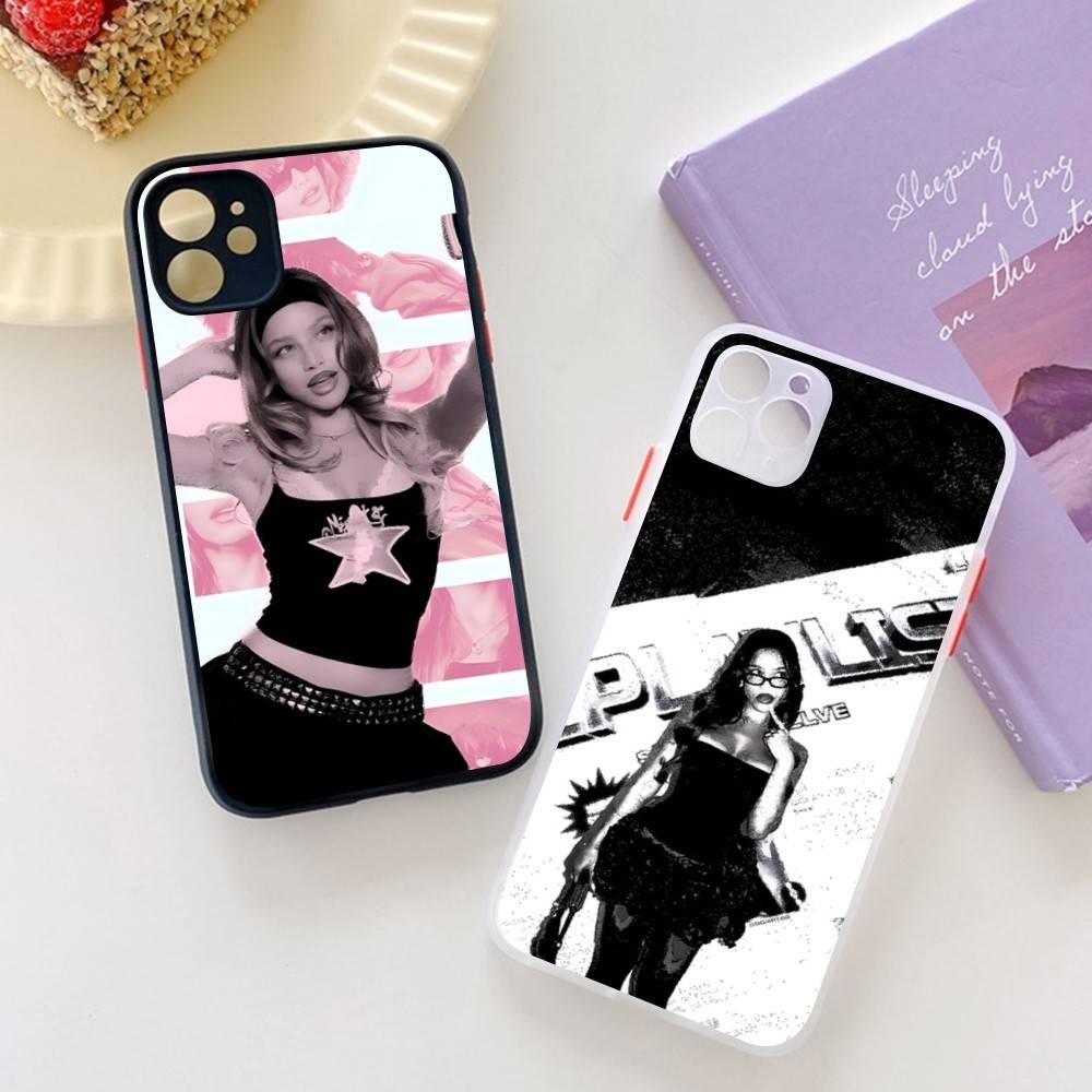 Emilia Mernes Mp3 Phone Case for iPhone 14 11 12 13 Mini Pro Max 8 7 Plus X XR XS MAX Translucent Matte Cover