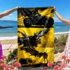 Superheroes Print Beach Towel, Versatile Lightweight Absorbent Beach Towel for Pool Surf Yoga Bathroom, Perfect Birthday Holiday Gift