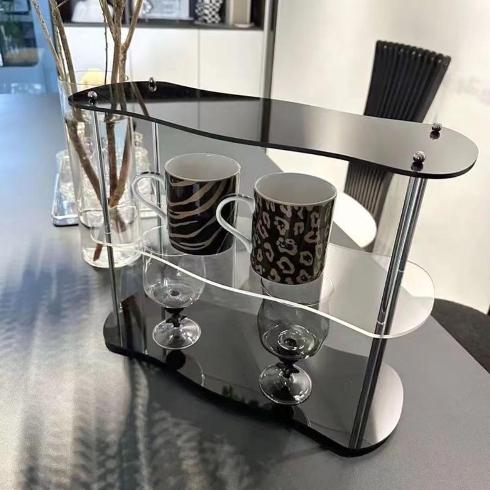 3 Layers Acrylic Storage Rack Modern Jewelry Display Stand New Desktop Organizer Home
