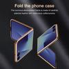 Для Samsung Galaxy Z Flip 7 Чехол Роскошная Кожа Личи Skin Покрытие Защитная Задняя Крышка Чехол Для samsung Z Flip7 Чехол для Телефона