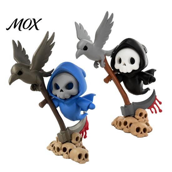 Cute Crow Skull Figurines Halloween Sickle And Ornament, 3D Printed Desktop Decoration, Collection Ornaments Funny Print Collectible Figurine for Home