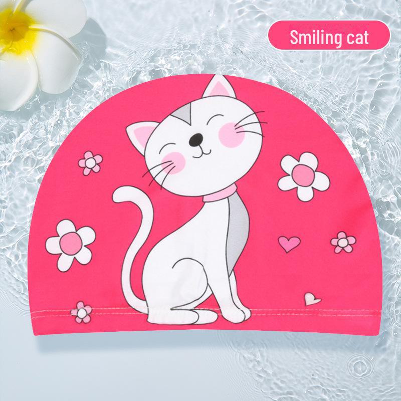 Детские шапочки для плавания с мультяшным принтом для мальчиков, девочек, младенцев и малышей