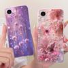 For Apple iPhone 16e Case A3409 Luxury Flowers Butterfly Painted Cover Soft Slim Phone Case For iPhone 16e iPhone16e Fundas Bags