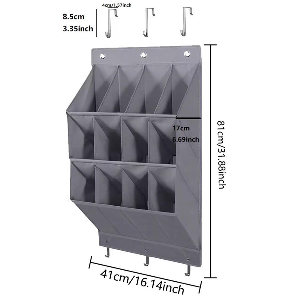 Wall-Mounted Foldable Shoe Organizer – Maximize Space for Shoes & Miscellaneous Storage