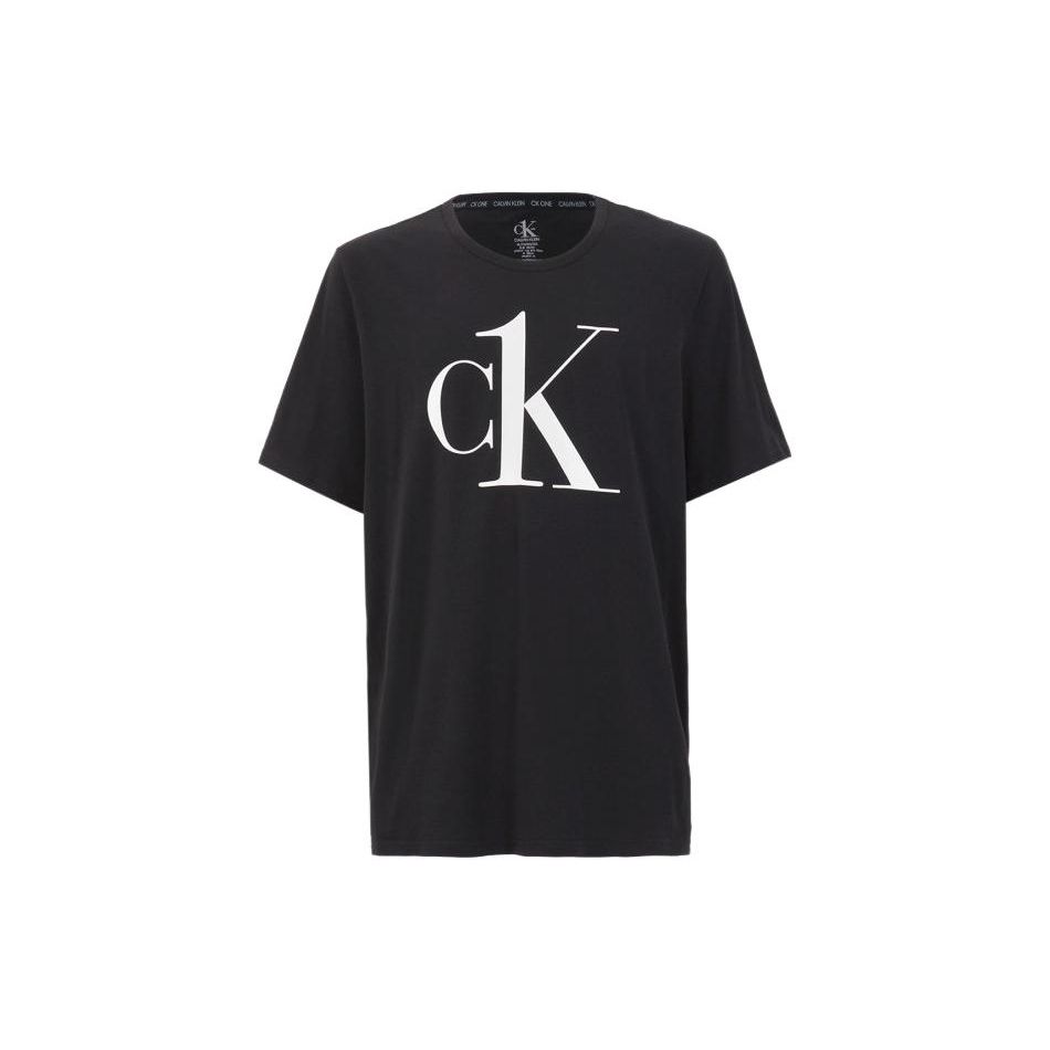 Calvin Klein Футболка с коротким рукавом и принтом букв Ss22, мужские футболки, черные NM1903E3WXSSCN