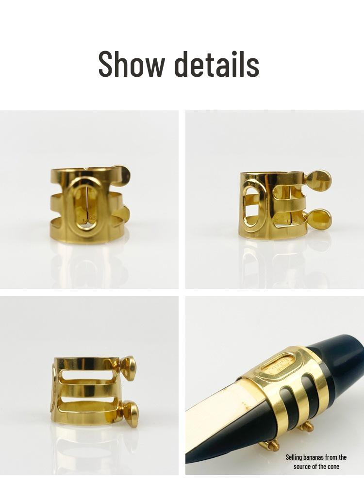 Alto Saxophone Mouthpiece Ligature and Tenor/Soprano Reed Clamp Accessory.