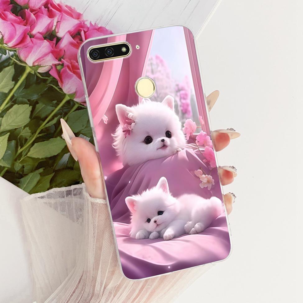For Huawei Y6 Prime 2018 Case Transparent Cute Fashion Butterfly Funny Painted Casing For Huawei Y6Prime 2018 ATU-L31 ATU-L42