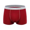 Хлопковое мужское нижнее белье больших размеров, мужские боксеры для полных мужчин, дышащие, 3D, бесшовные, сексуальные, молодежные, хлопковые красные боксеры