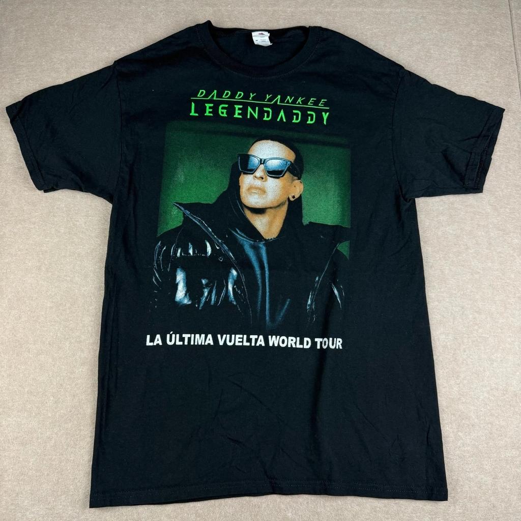 Футболка Daddy Yankee Мужская M Черная 2022 Концерт Мирового Тура Legendaddy Футболка
