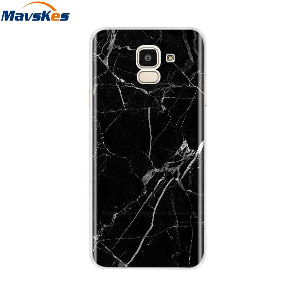 Чехол для Samsung Galaxy J6 2018 Мягкая задняя крышка из ТПУ-силикона sДля Coque Fundas Samsung J6 2018 J6 Plus 2018 Мягкие чехлы для телефона