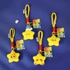 Stuffed Doll Star Plush Key Chain Cute Doll Couple Keychain Stars Keychains  Christmas Gift