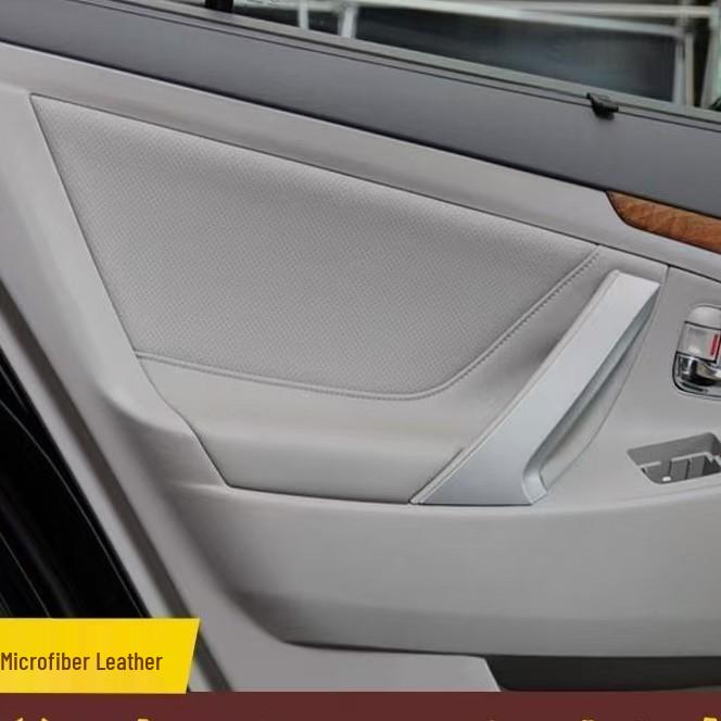 Кожаная накладка на подлокотник двери для Toyota Camry 2006-2011, внутренняя отделка панели двери.