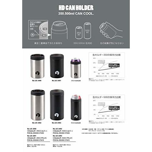 Captain Stag HD Insulated Can Holder for 350ml Cans, Black, UE-3491