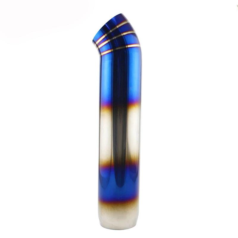 Universal Car Exhaust Pipe Muffler 63mm 75mm Auto Exhaust Nozzle Tip Tail Tube JDM Aluminum Alloy High Quality Modified Racing